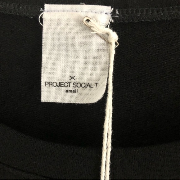 Project Social T Black Long Sleeve Pullover Size Small - Picture 5 of 7